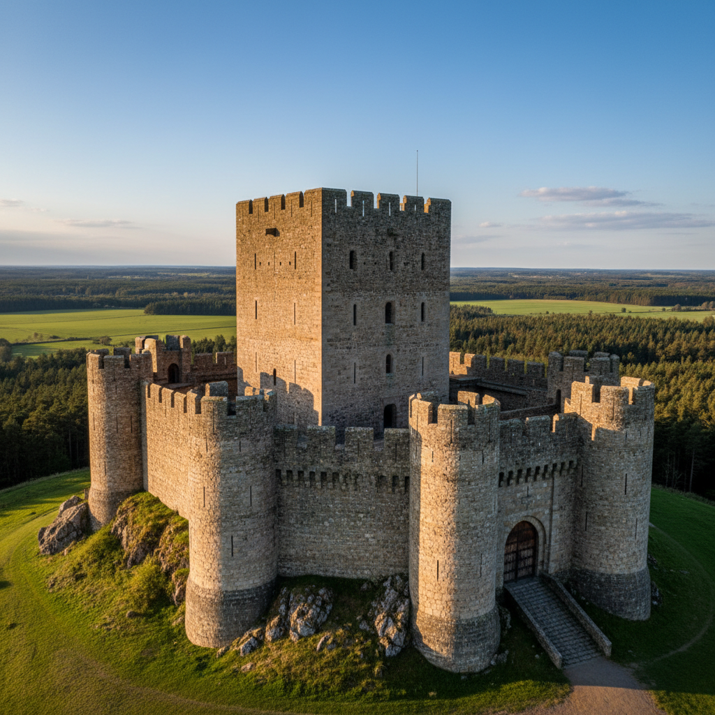 Comprendre l'architecture des châteaux forts médiévaux