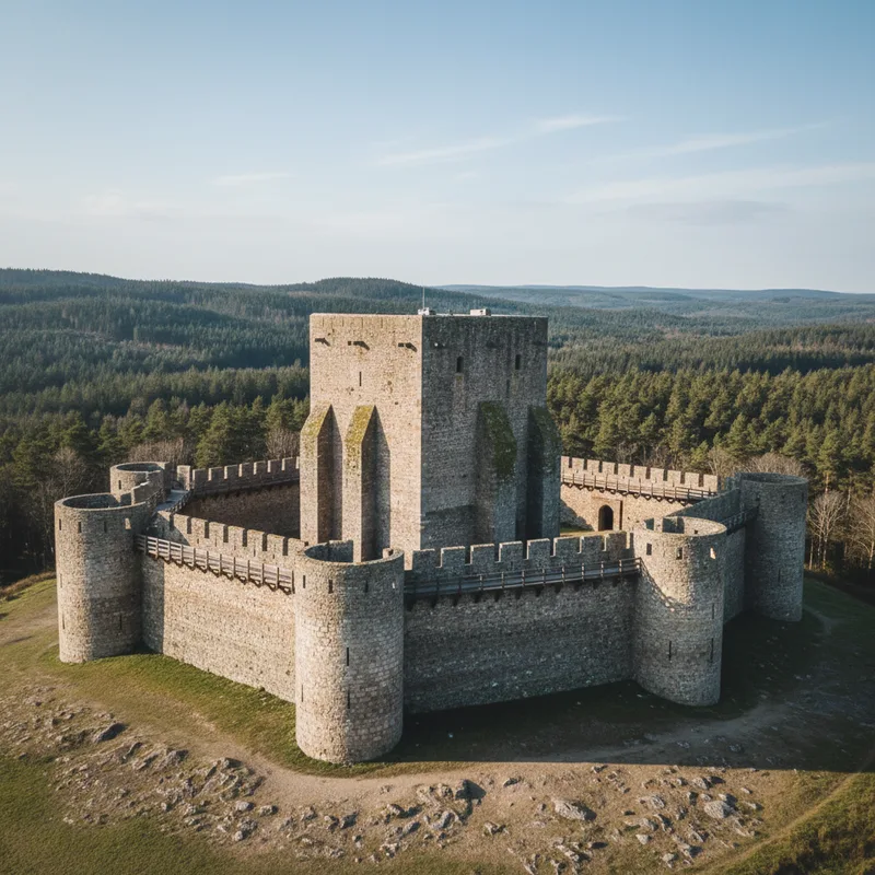 Les différentes parties d'un château fort : guide complet du vocabulaire médiéval